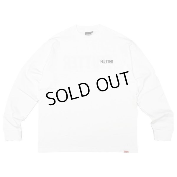 画像2: [FLUTTER] OG Logo L/S Tee WHITE (2)