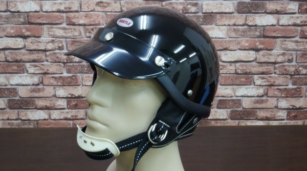 画像1: BEETLE SHORTY 3 HALF HELMET（ブラック) (1)