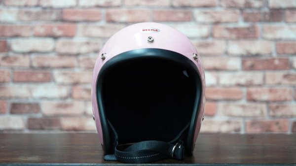 画像1: BEETLE L.A.C JET HELMET (ピンク) (1)