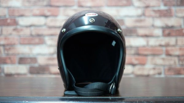 画像1: BEETLE L.A.C JET HELMET (チャコール) (1)