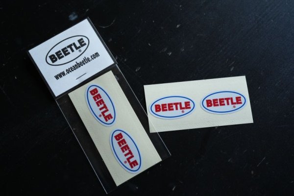 画像1: BEETLE 楕円Logo ステッカー  (1)