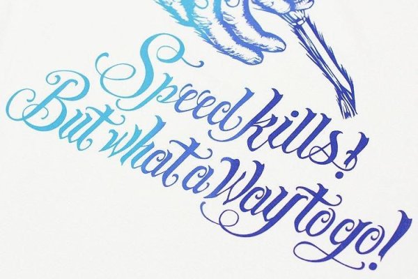 画像4: [PARASITE] WORLD BEYOND SPEED S/S T-SHIRT WHITE (4)