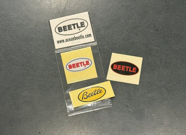 画像1: BEETLE 楕円Logo ステッカー  (1)