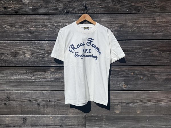 画像1:  Race Frame Engineering Short-sleeve shirt ホワイト (1)