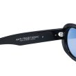 画像4: [FLUTTER] Acetate Narrow Oval Glasses BLACK BLUE lens (4)
