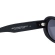 画像4: [FLUTTER] Acetate Narrow Oval Glasses BLACK BLACK lens (4)