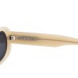 画像3: [FLUTTER] Acetate Narrow Oval Glasses BEIGE (3)