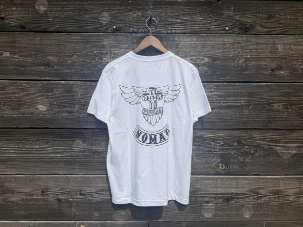 画像1: DOGTOWN Motorcycle BLACK FLAG Short Tee WHITE (1)