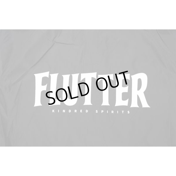 画像9: [FLUTTER] The Dress" OG logo Windbreaker  BLACK (9)