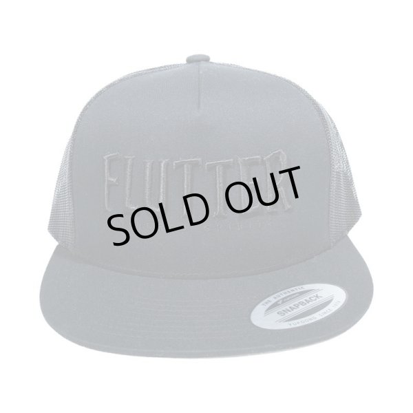 画像1: [FLUTTER] OG Logo Mesh CAP BLACK  (1)
