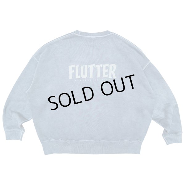 画像2: [FLUTTER] Pigment Dye B/S OG logo Sweat BLUE (2)