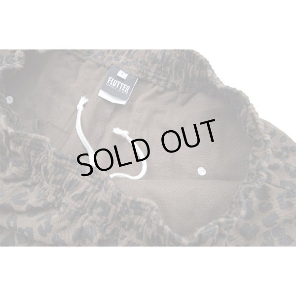 画像4: [FLUTTER] The Holiday -Comfy fit- Leopard Twill Easy Pants (4)