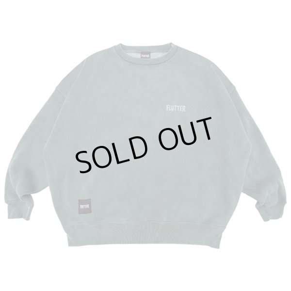 画像1: [FLUTTER] Pigment Dye B/S OG logo Sweat GREEN (1)