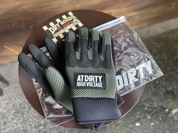 画像1: [New NAME!] AT-DIRTY / ATD RACING GLOVE　OLIVE (1)