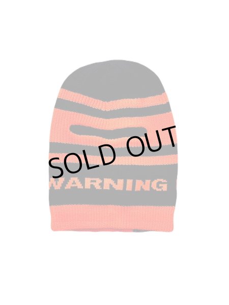画像1: [THE H.W.DOG&CO x PANTYDROPPER] Balaclava Knit Cap  Black × Orange (1)