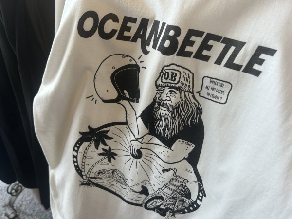 画像4: [BETTY BEE x OCEANBEETLE] BBOB Long-sleeve shirt WHITE (4)
