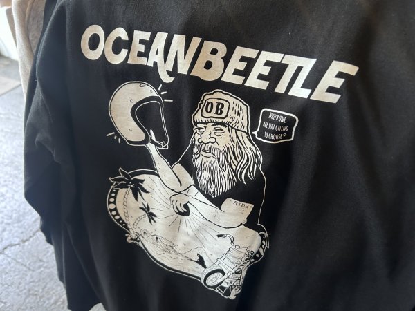画像4: [BETTY BEE x OCEANBEETLE] BBOB Long-sleeve shirt BLACK (4)