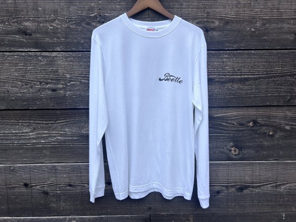 画像2: [BETTY BEE x OCEANBEETLE] BBOB Long-sleeve shirt WHITE (2)
