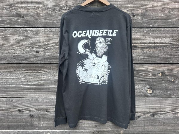 画像1: [BETTY BEE x OCEANBEETLE] BBOB Long-sleeve shirt BLACK (1)