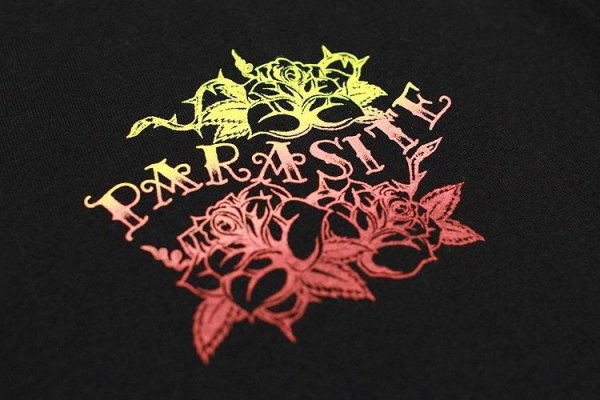 画像2: [PARASITE] ROSE LIP S/S T-SHIRT BLACK (2)