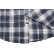 画像4: [FLUTTER] Regular Collar Check Shirt NAVY (4)