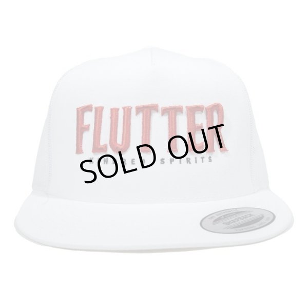 画像1: [FLUTTER] OG Logo Mesh CAP WHITE (1)