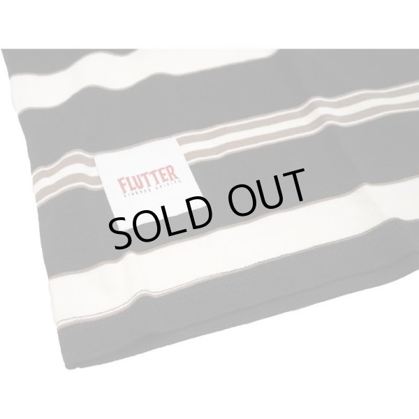 画像3: [FLUTTER] Multi Border B/S S/S Tee　BLACK (3)