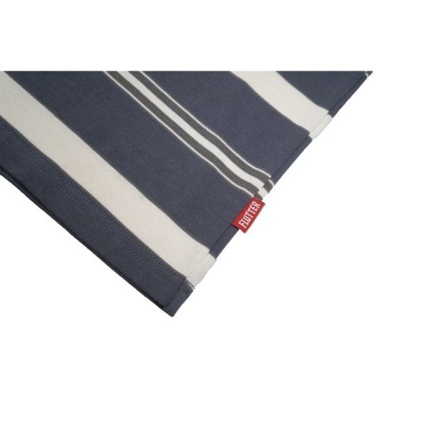 画像4: [FLUTTER] Multi Border B/S S/S Tee　NAVY (4)