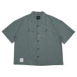 画像1: [FLUTTER] T/C Open Collar S/S Work Shirts (1)