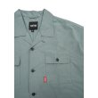 画像5: [FLUTTER] T/C Open Collar S/S Work Shirts (5)