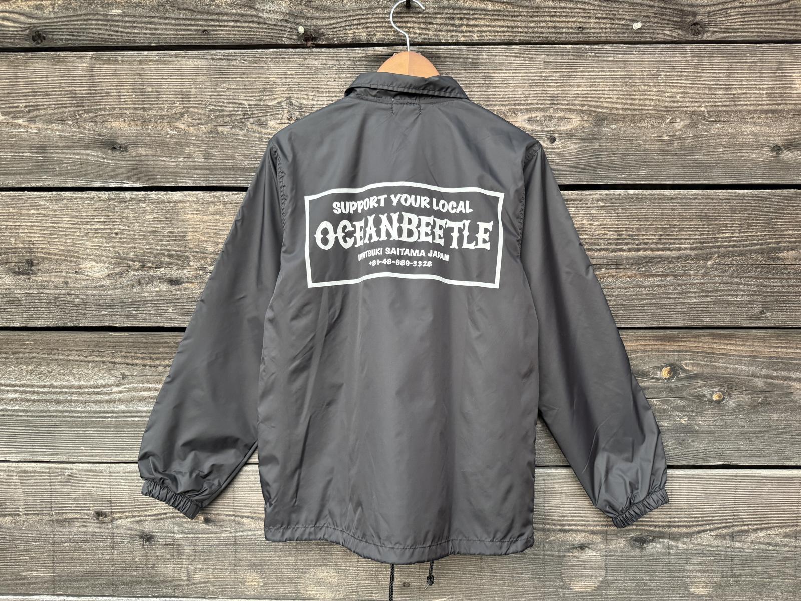〈美品〉Rconte x OCEANBEETLE【M】コーチジャケット 黒 美品〉Rconte x OCEANBEETLE【M】コーチジャケット 黒 - メルカリ