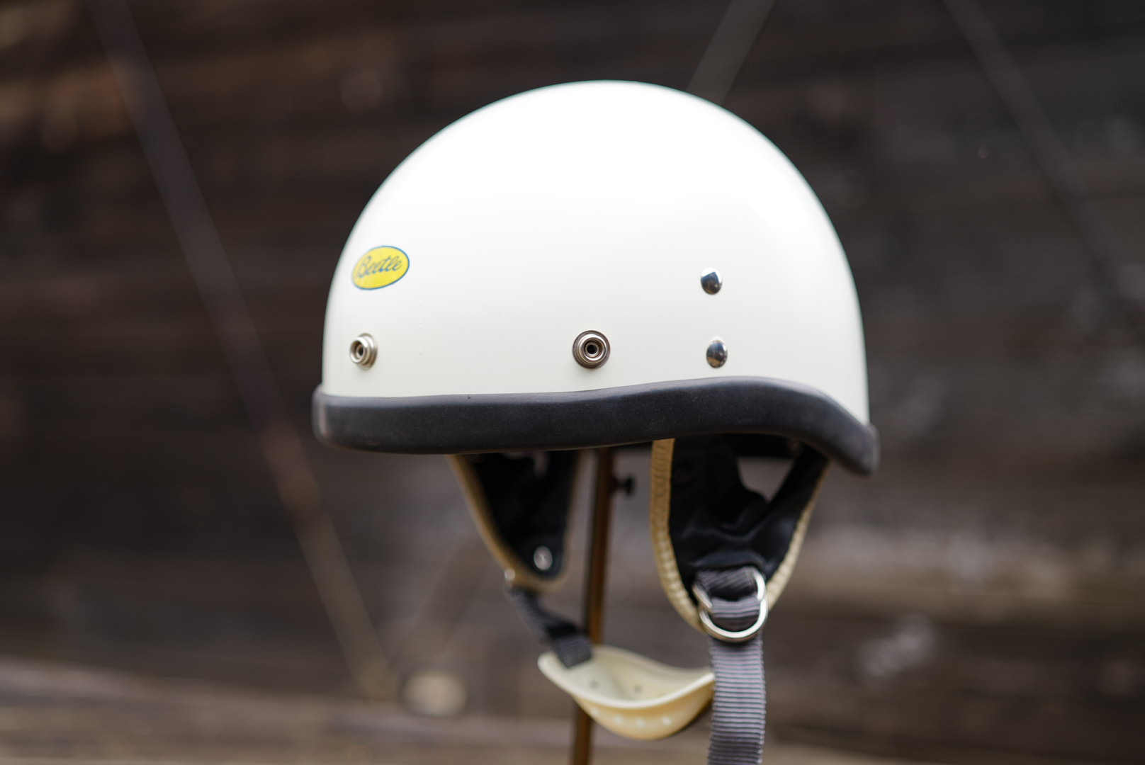 美品　BEETLE PTR ジェットヘルメット ホワイト　　　Lサイズ BEETLE PTR / アイボリー - OCEANBEETLE ONLINE STORE